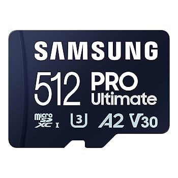 SAMSUNG - SAMSUNG microSDXC 512GB Class10 U3 4K対応 Amazon.com: Samsung PRO Ultimate microSD Memory Card+Reader